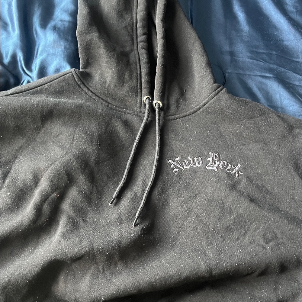 Black 'New York' Hoodie